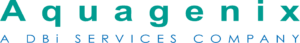 Teal and dark blue logo for Aquagenix